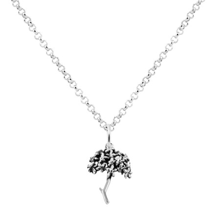 Silver Biznaga necklace