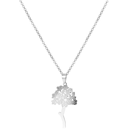 Biznaga de plata collar