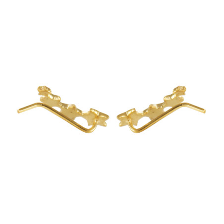 Earrings Estela Star – Silver earrings – vista 4