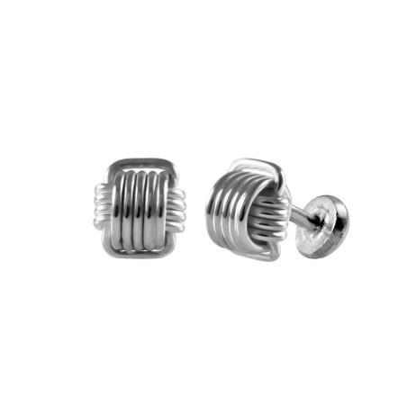 Knot Cufflinks – Silver cufflinks