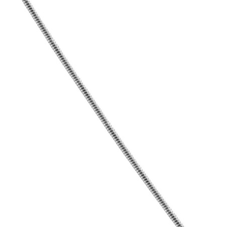 Mouse tail necklace in silver