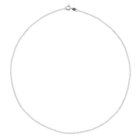 Fine herringbone silver chain