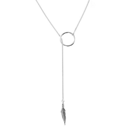 Necklace Halia Feather – Silver necklaces