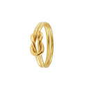 Gold sailor knot ring