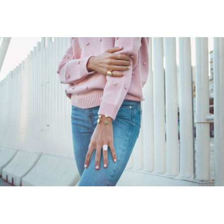 Gold-plated Silver Knot Ring