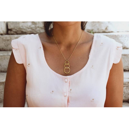 Essential silver and gold pendant – Silver necklaces – vista 2
