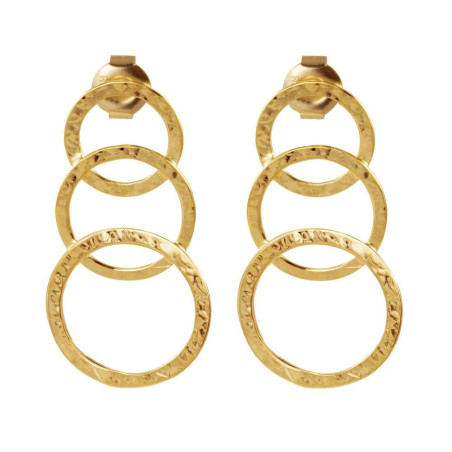 long gold earrings
