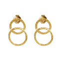 Pendientes Essential doble martelé 1