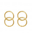 Essential double martelé earring 2