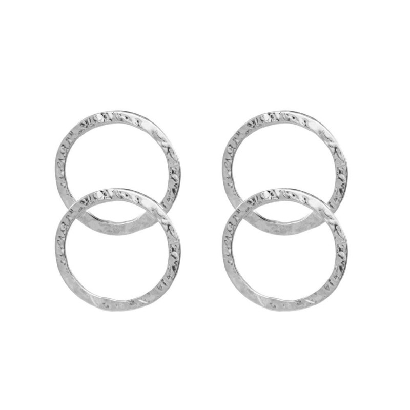 Pendientes aros en plata