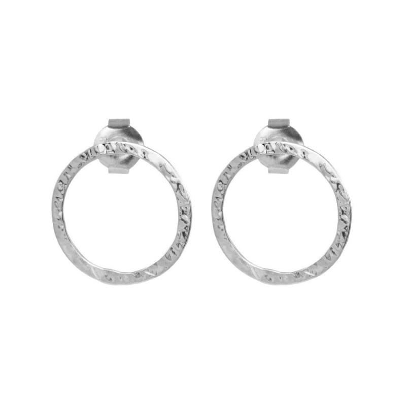 silver earrings