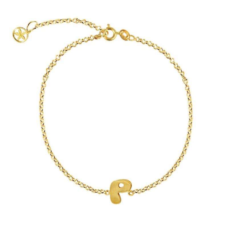 Pulsera de oro personalizada