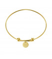 Gold bracelet with Love medal