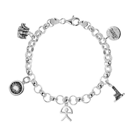 Chain bracelet with Almería charms