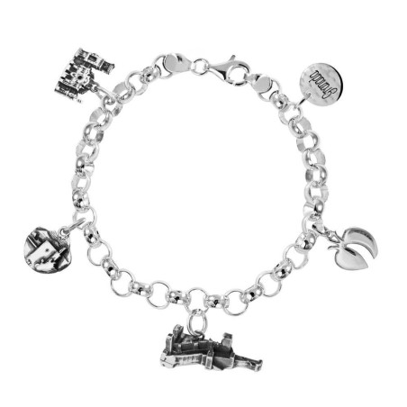Granada charm chain bracelet
