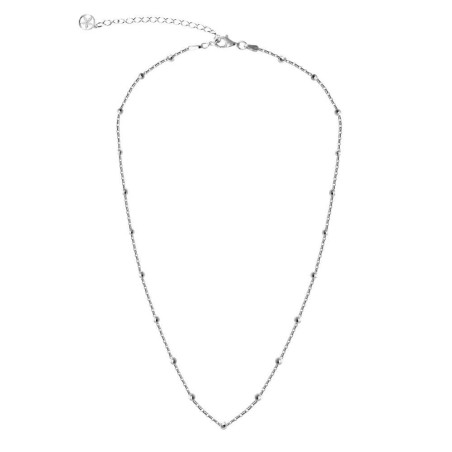 Collar con cadena rolo y bolas