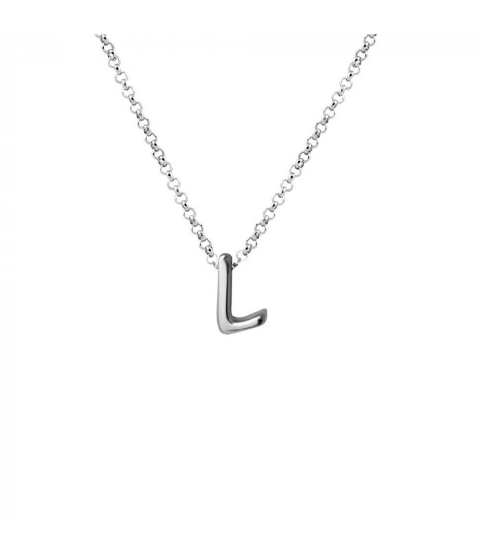Personalized letter L pendant