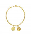 Gold bracelet Virgin Mary