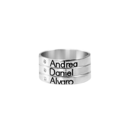 Anillo personalizado nombre