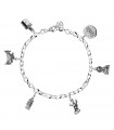 Pulsera Sevilla con charms de plata