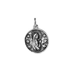 Colgante Virgen María plata
