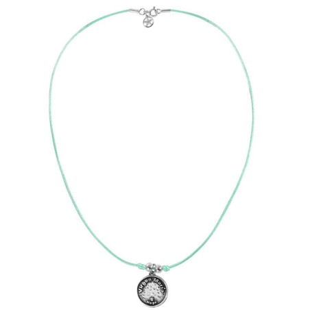 Cordón con medalla Virgen María – Collares de plata – vista 6
