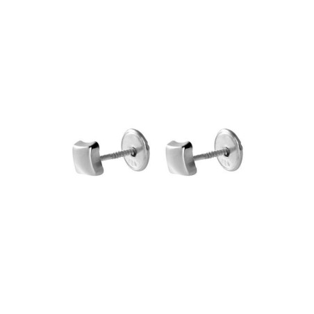 Pendientes cuadrado plata – Pendientes de plata – vista 2