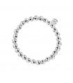 Silver ball bracelet