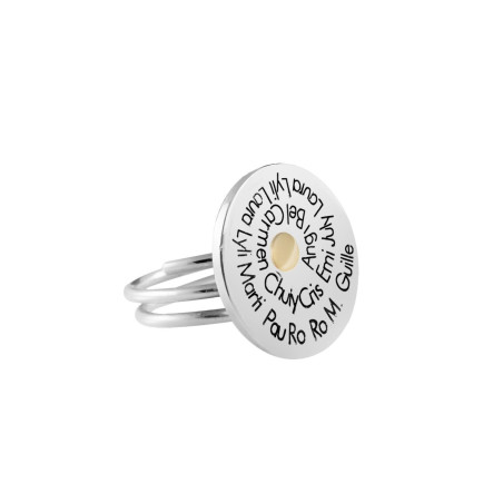 Anillo personalizado con frases