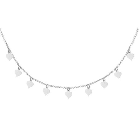 Gargantilla corazon plata