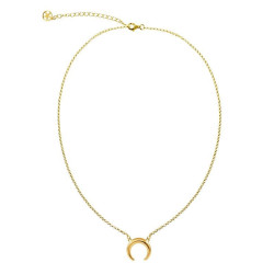 inverted moon necklace