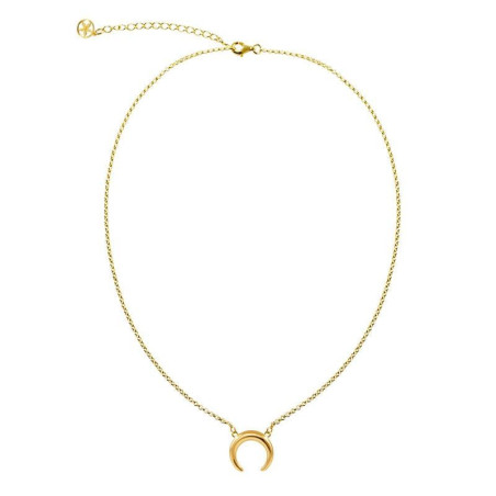 Moon necklace in gold