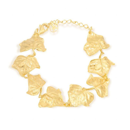 Pulsera hojas – Pulseras de plata – vista 2