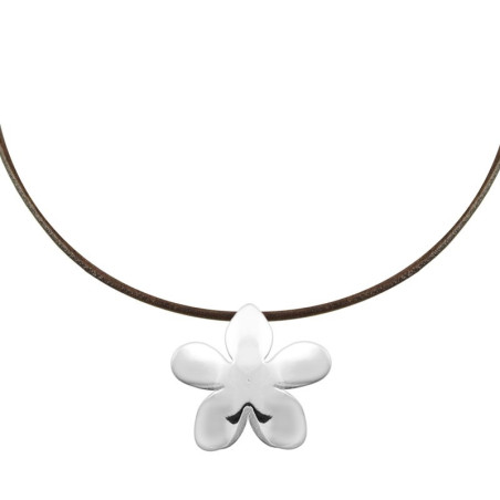 Colgante jazmín de plata