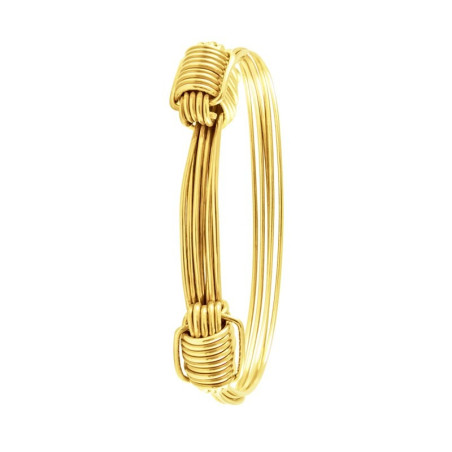Pulsera nudos de oro