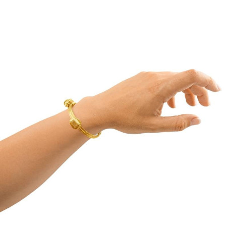 Knots bracelet, gold – Gold Bracelets – vista 2