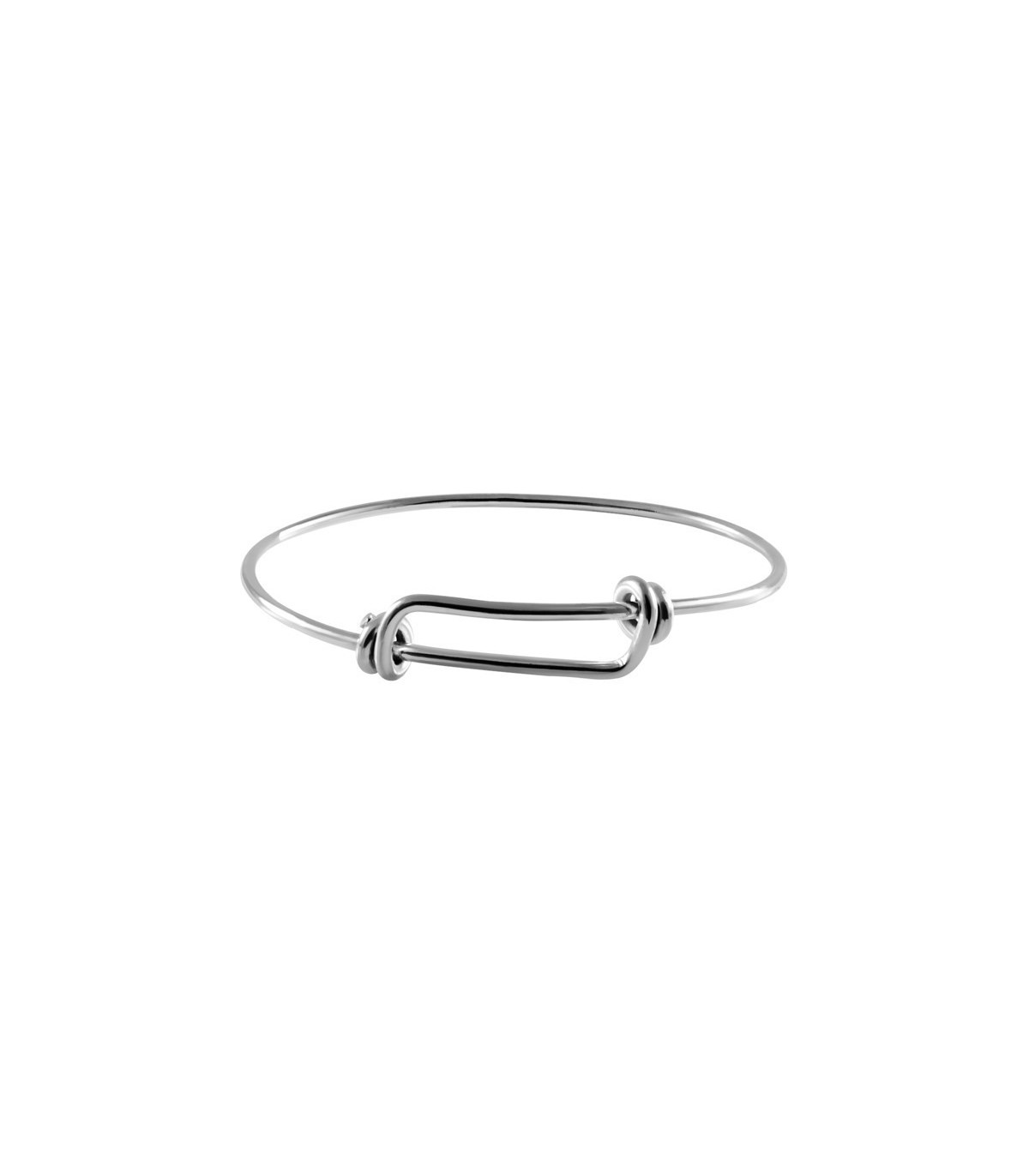 Pulseras hilo en plata para hombre y mujer Hago