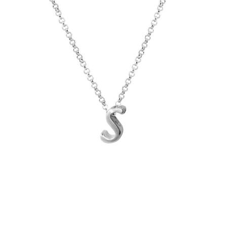 Gargantilla inicial plata