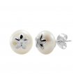 Earrings jasmine with pearl