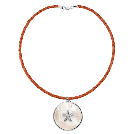 Pendant nacre jasmine – Silver pendants – vista 2