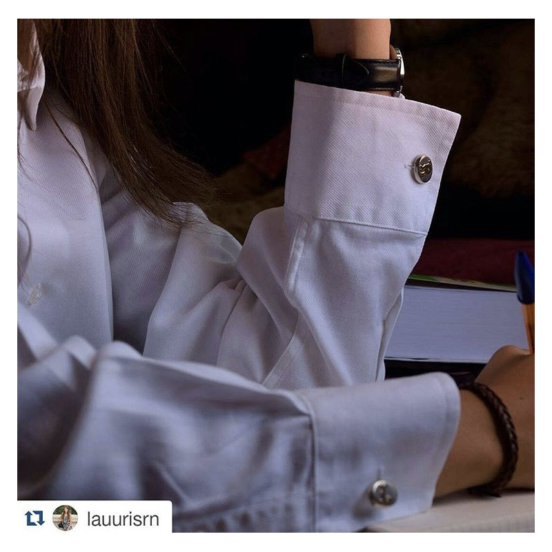 Initial cufflinks for shirt