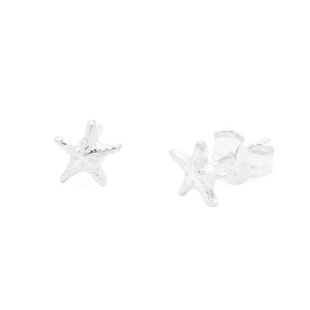 Silver Starfish earring