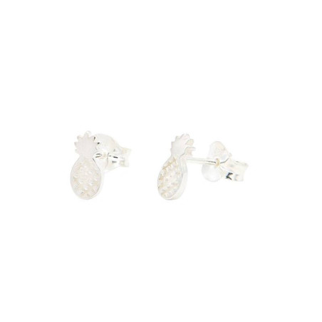 Silver Pineapple Earring