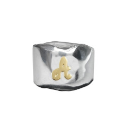 Anillos cera inicial en oro