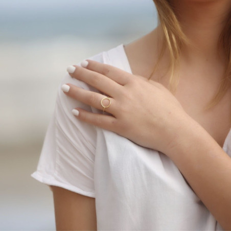 Anillo Diabolo dorado – Anillos de plata – vista 2
