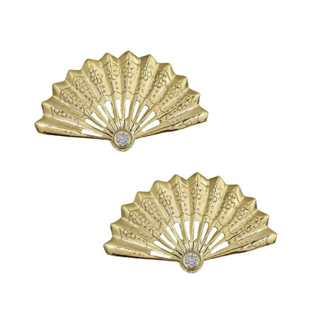 Fan earrings – Silver earrings