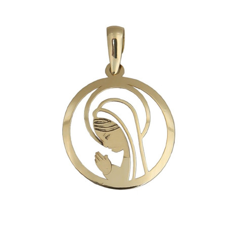 Virgin pendant my first communion