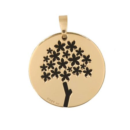 Pendant Gold Onyx Biznaga – Silver pendants