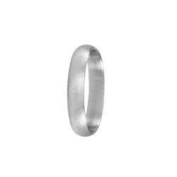 Alianza Plata Satinada 4mm