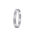 Alliance White gold Satin flat 3mm